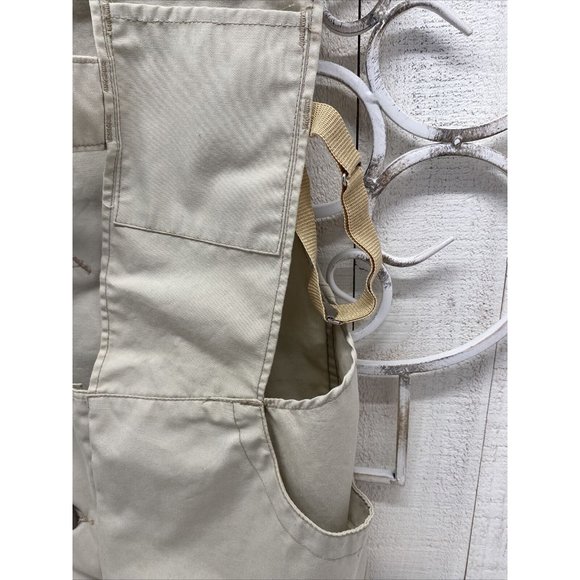 Vtg 10-X Mfg Co. Hunting Sporting Duck Shooting Vest 32 Pad on Shoulder Khaki - Picture 5 of 11